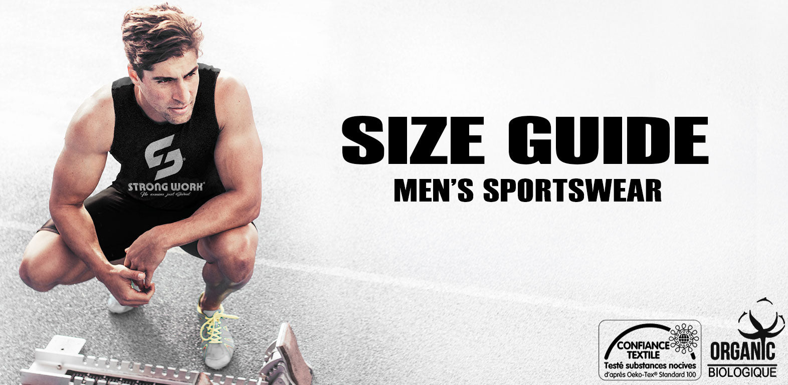 STRONG WORK MEN'S COLLECTIONS SIZE GUIDE