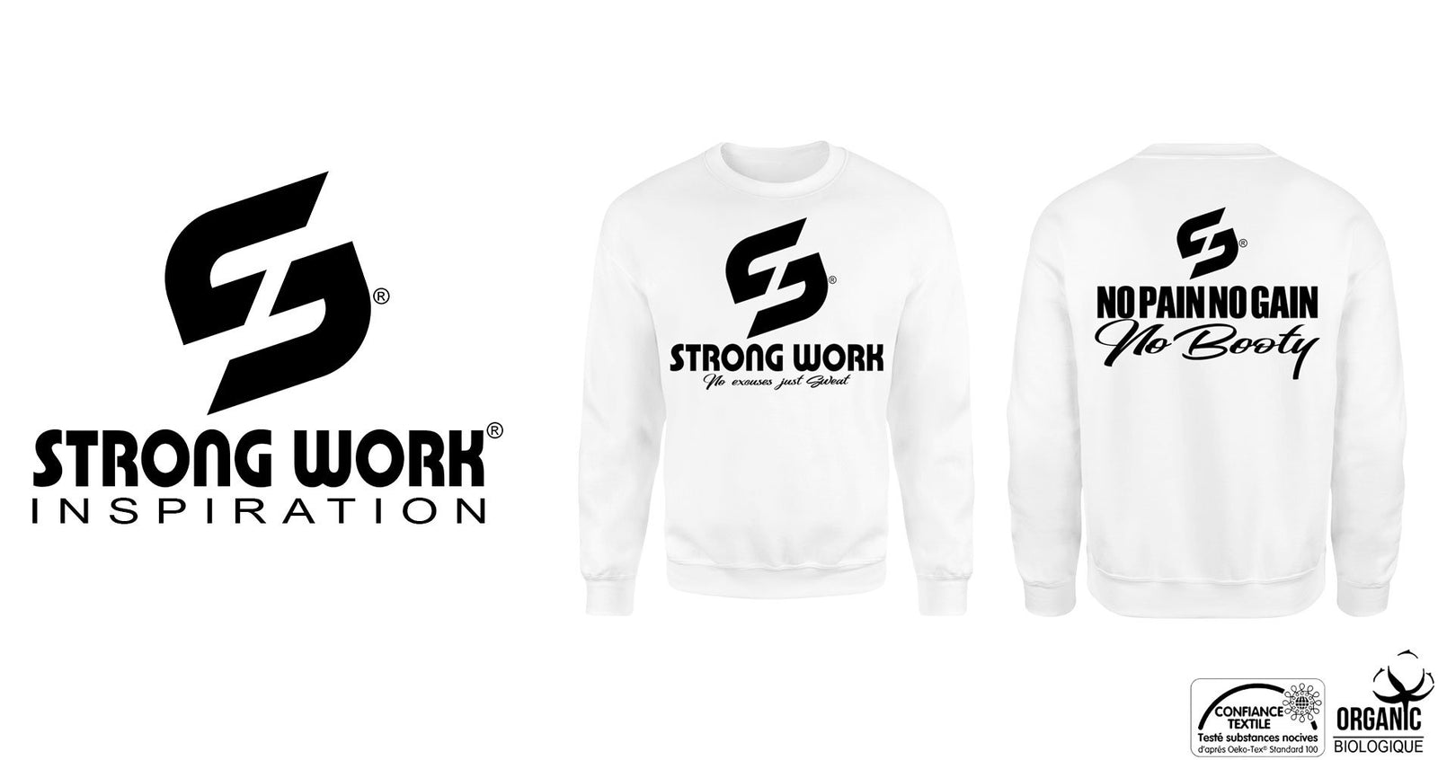 WOMEN STRONG WORK INSPIRATION SWEATSHIRTS