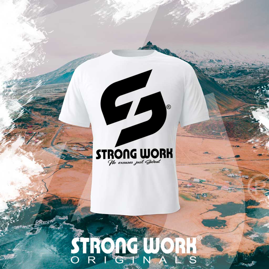 STRONG WORK SPORTSWEAR - Strong Work Sensation organic cotton short sleeve T-shirt for women