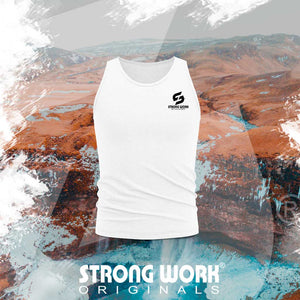 STRONG WORK SPORTSWEAR - STRONG WORK CLASSIC ORGANIC COTTON TANK TOP FOR WOMEN