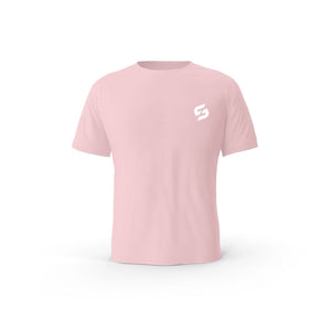 Strong Work New Classic Open organic cotton short sleeve T-shirt for men - COTTON PINK