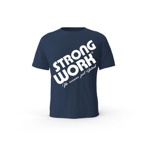 Strong Work Prodigy organic cotton short sleeve T-shirt for men - FRENCH NAVY