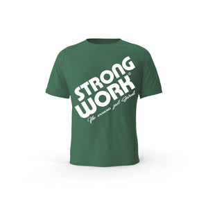 Strong Work Prodigy organic cotton short sleeve T-shirt for women - BOTTLE GREEN