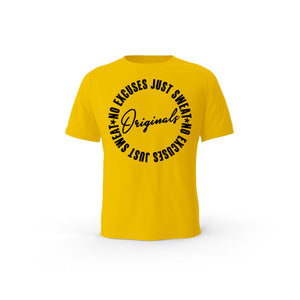 Strong Work Originals Edition organic cotton short sleeve T-shirt for women - SPECTRA YELLOW