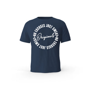 Strong Work Originals Edition organic cotton short sleeve T-shirt for men - FRENCH NAVY