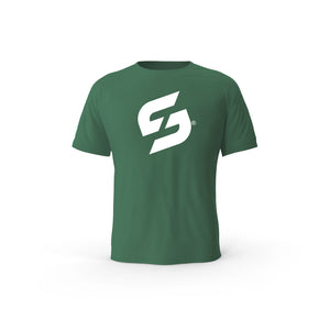 Strong Classic organic cotton short sleeve T-shirt for men - BOTTLE GREEN