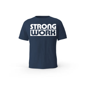 Strong Impact organic cotton short sleeve T-shirt for women - FRENCH NAVY