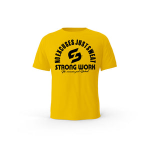 Strong Work The New Originals organic cotton short sleeve T-shirt for women - SPECTRA YELLOW