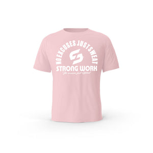 Strong Work The New Originals organic cotton short sleeve T-shirt for men - COTTON PINK