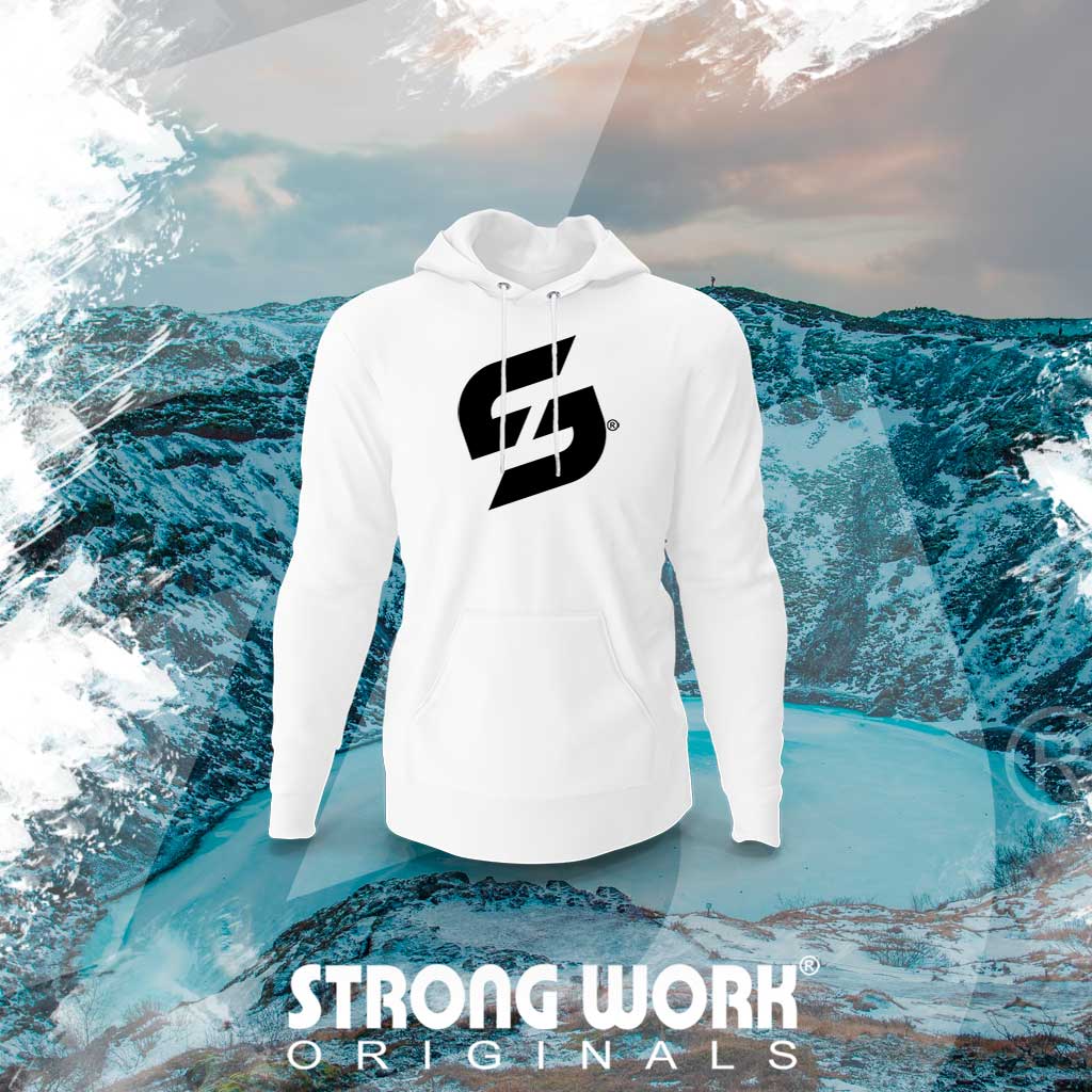 Strong Classic organic cotton hooded sweatshirt for women