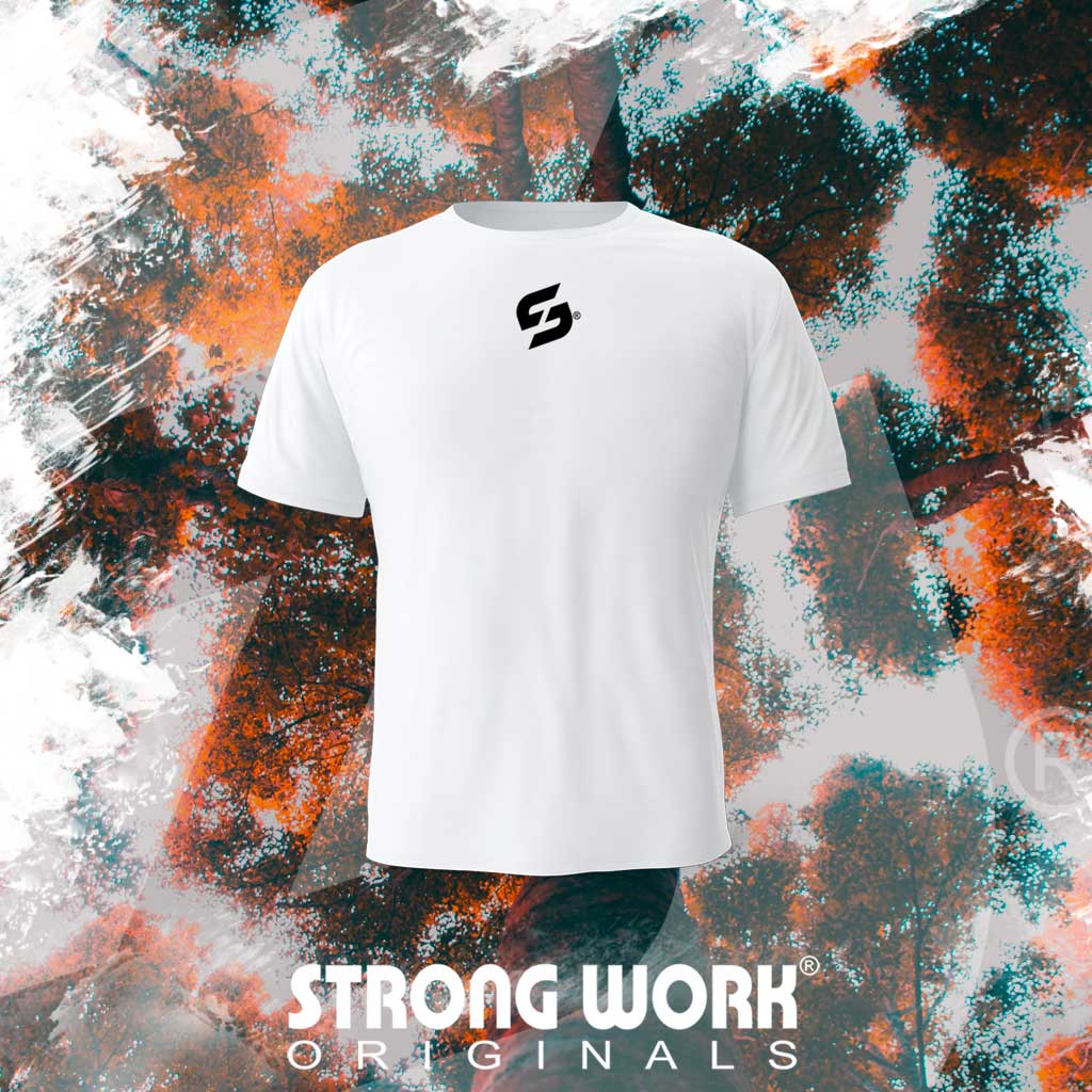 STRONG WORK SPORSTWEAR - Strong Work Crucial organic cotton short sleeve T-shirt for men