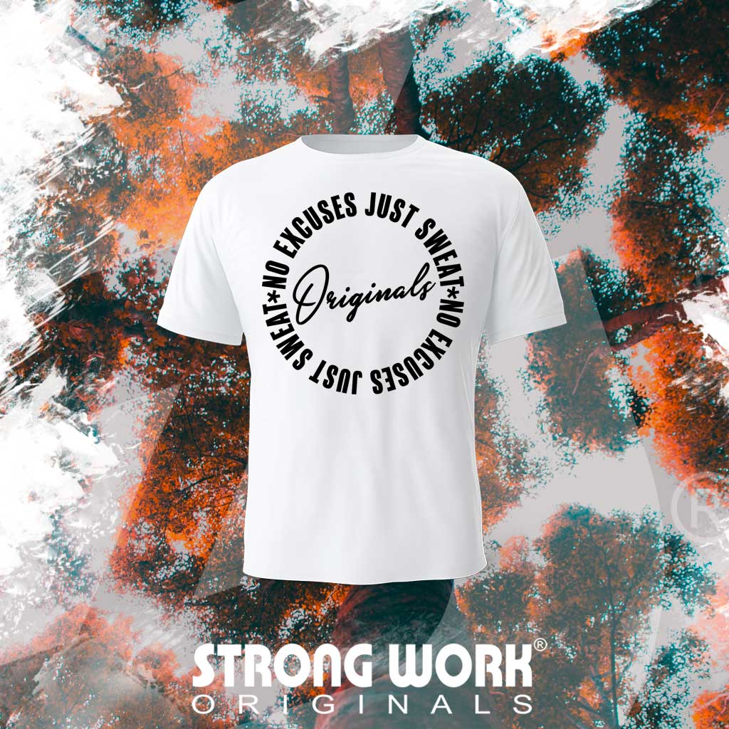 STRONG WORK SPORTSWEAR - Strong Work Originals Edition organic cotton short sleeve T-shirt for men