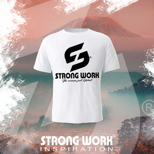 STRONG WORK SPORTSWEAR - Strong Work Inspiration No excuses just Sweat organic cotton short sleeve T-shirt for women