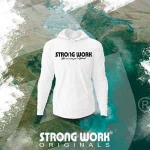 Strong Work Intensity organic cotton hooded sweatshirt for men