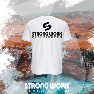 STRONG WORK SPORTSWEAR - Strong Work Open Classic organic cotton short sleeve T-shirt for women - BACK VIEW