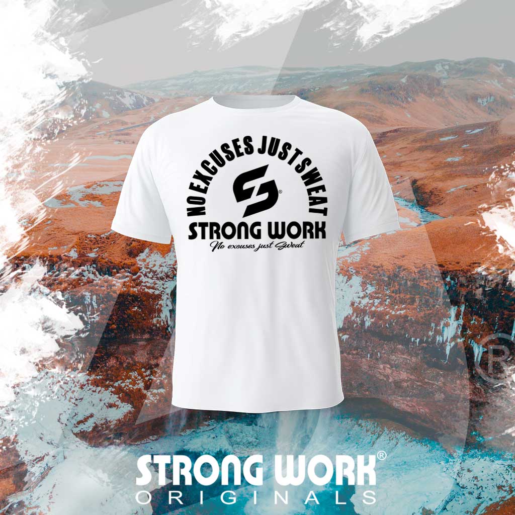 STRONG WORK SPORTSWEAR - Strong Work The New Originals organic cotton short sleeve T-shirt for men