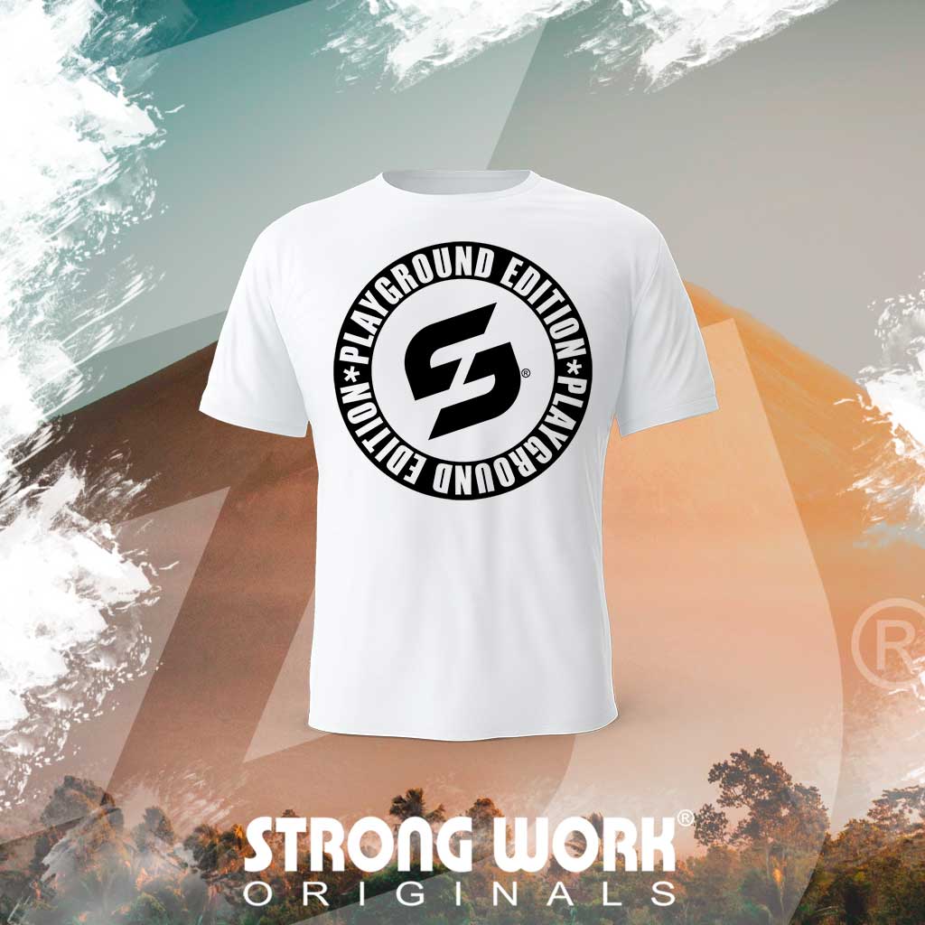 STRONG WORK SPORTSWEAR - Strong Work Playground Edition organic cotton short sleeve T-shirt for women