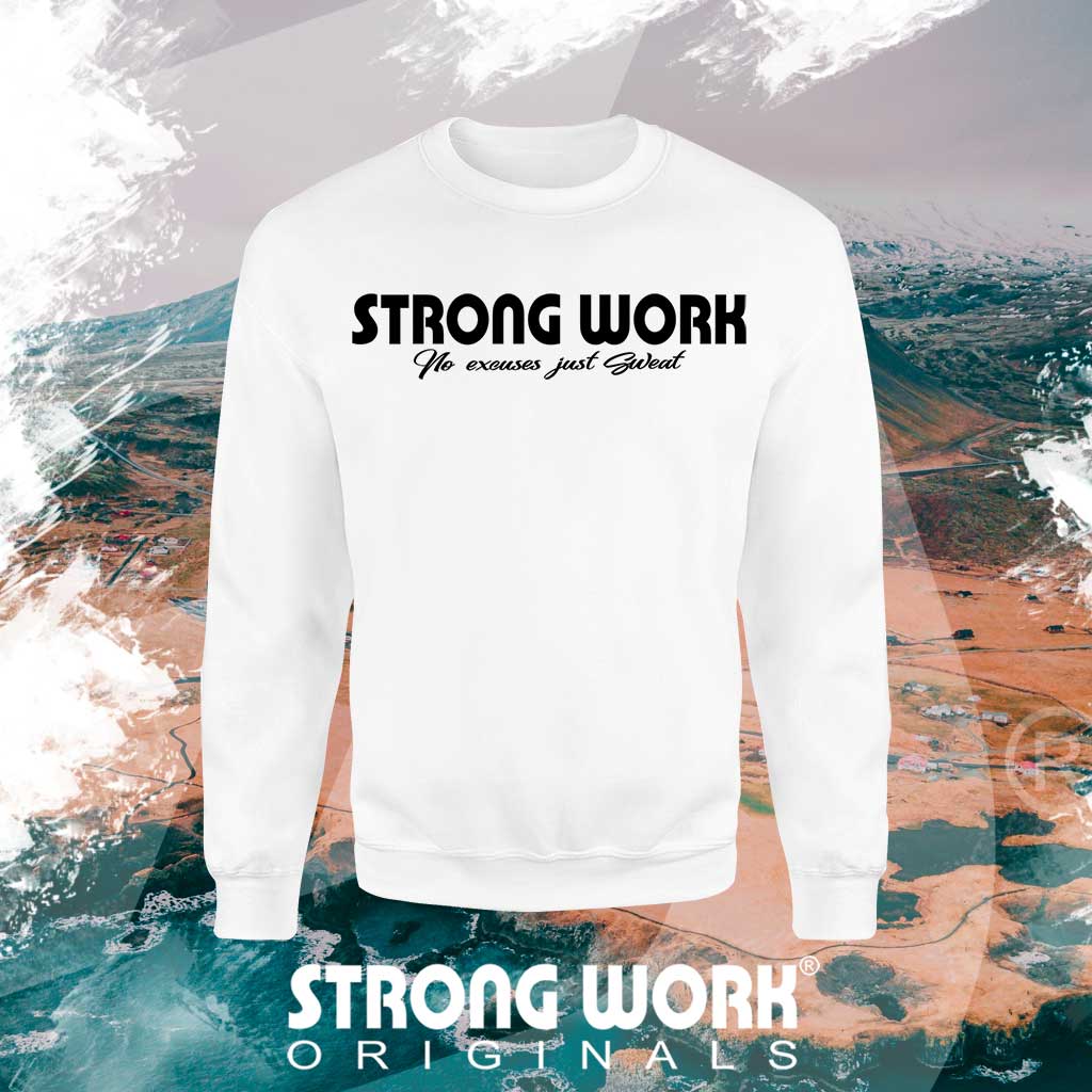 Strong Work Intensity organic cotton sweatshirt for men