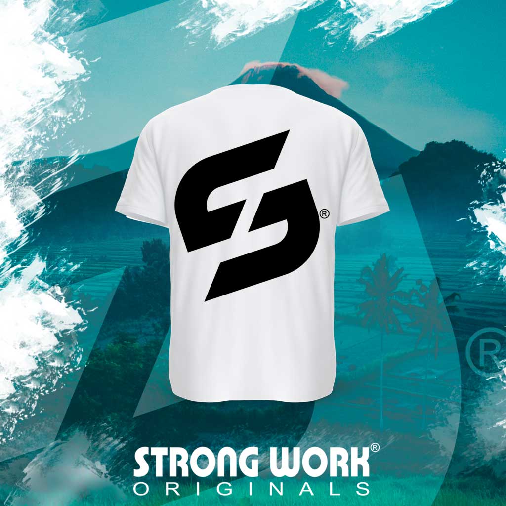 STRONG WORK SPORTSWEAR - Strong Work Legend organic cotton short sleeve T-shirt for men