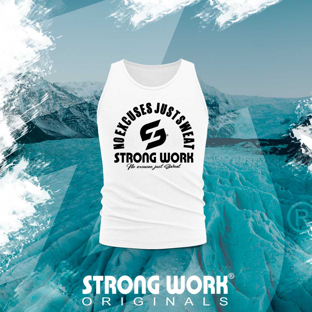 STRONG WORK SPORTSWEAR - STRONG WORK "THE NEW ORIGINALS" ORGANIC COTTON TANK TOP FOR WOMEN