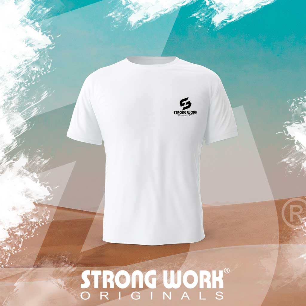 STRONG WORK SPORTSWEAR - Strong Work Classic organic cotton T-shirt for men - SUSTAINABLE SPORTSWEAR