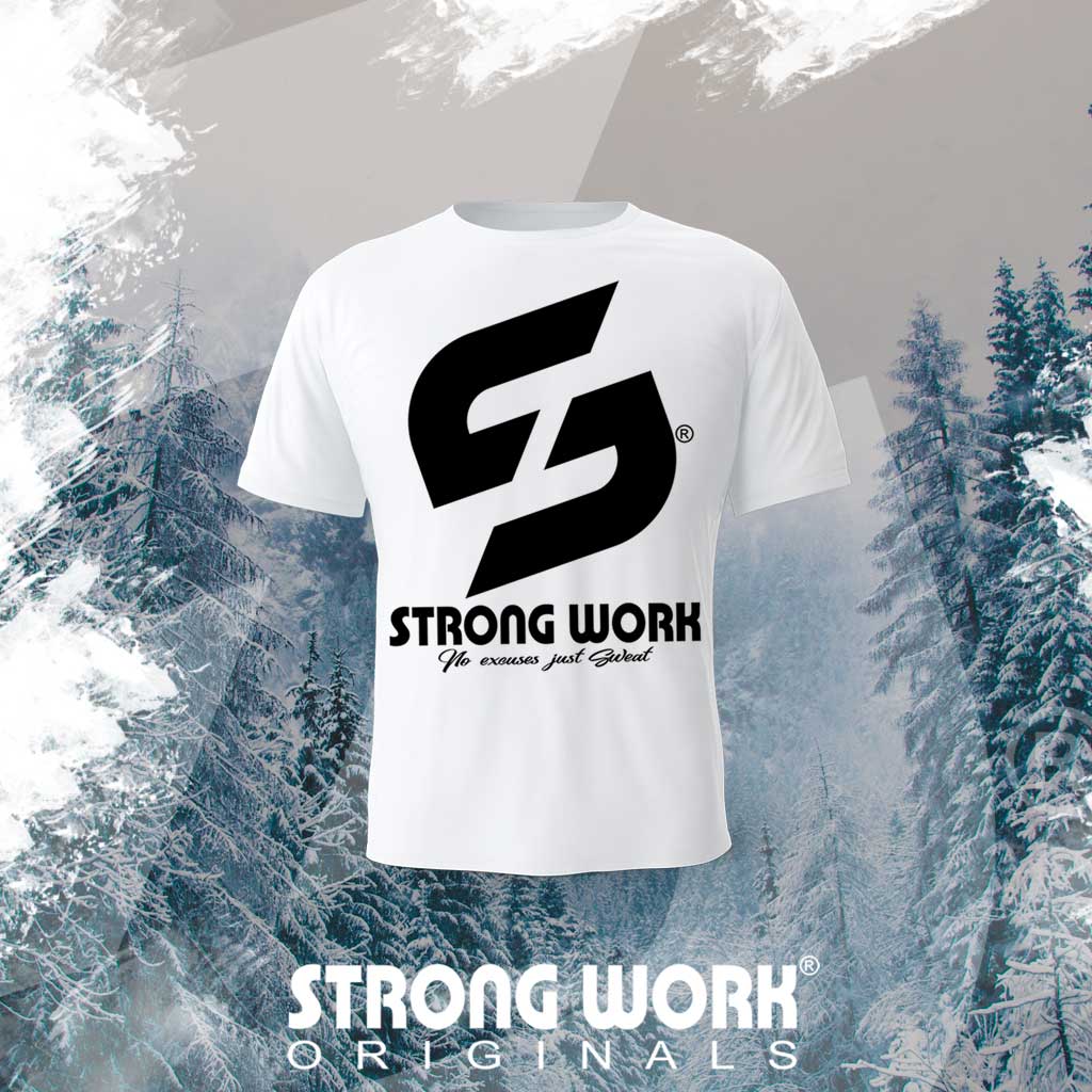 STRONG WORK SPORTSWEAR - Strong Work Sensation organic cotton short sleeve T-shirt for men