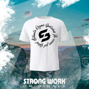STRONG WORK SPORTSWEAR - Strong Work Authentic organic cotton short sleeve T-shirt for men