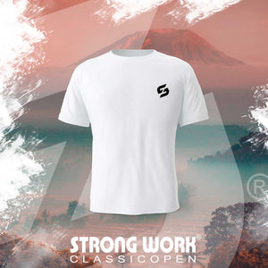 STRONG WORK SPORTSWEAR - Strong Work New Classic Open organic cotton short sleeve T-shirt for women
