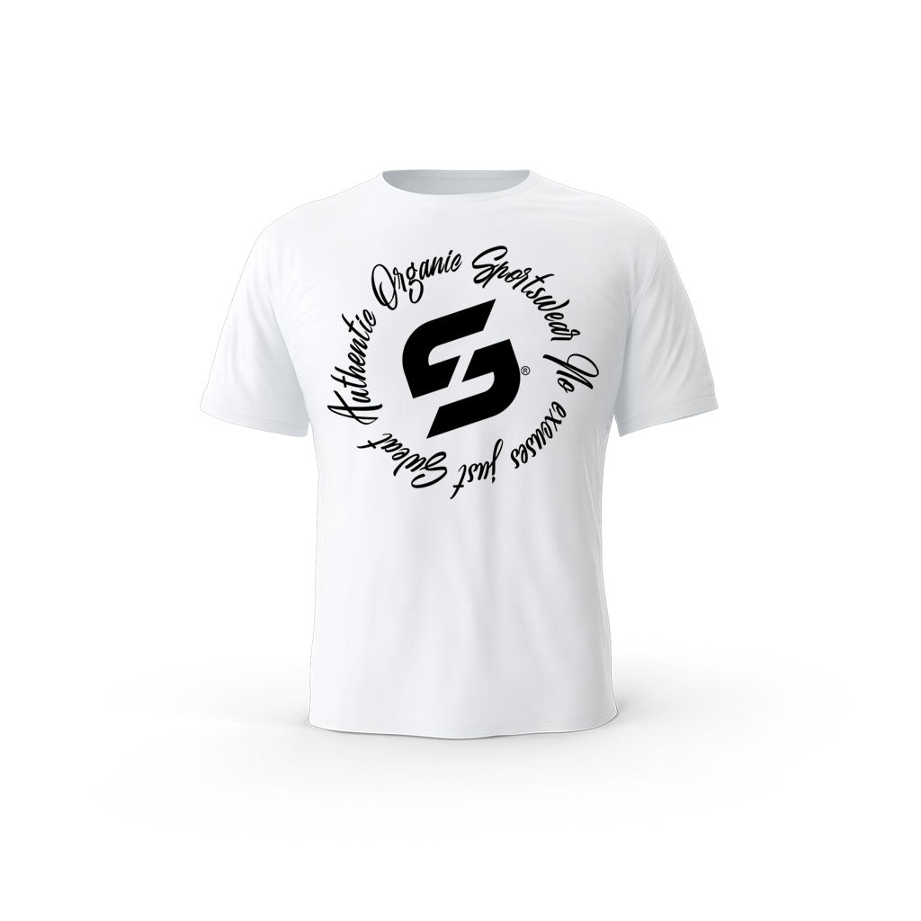 Strong Work Authentic organic cotton short sleeve T-shirt for women - WHITE