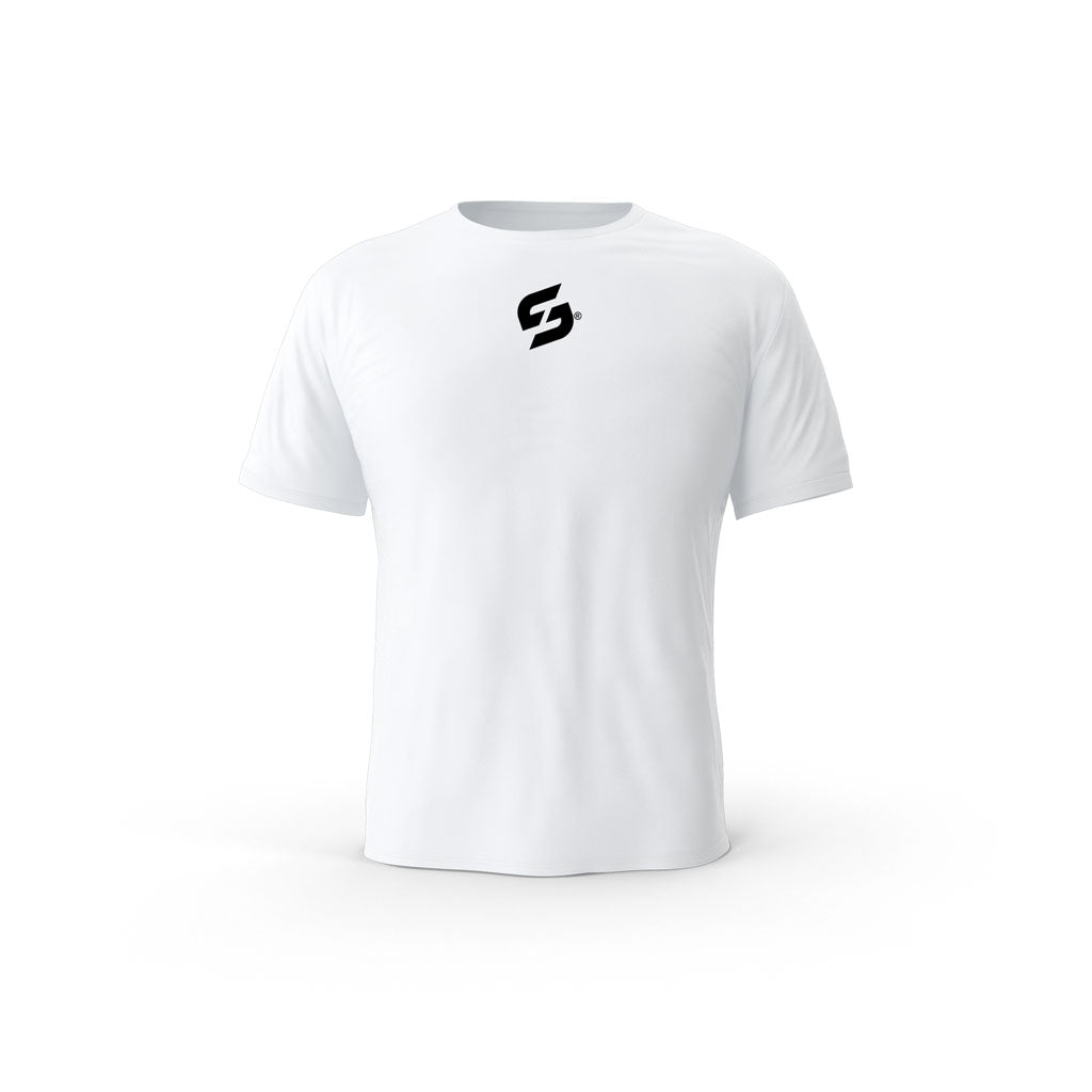 Strong Work Crucial organic cotton short sleeve T-shirt for men - WHITE