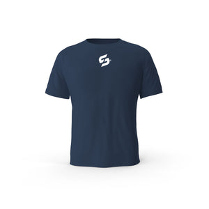 Strong Work Crucial organic cotton short sleeve T-shirt for men - FRENCH NAVY