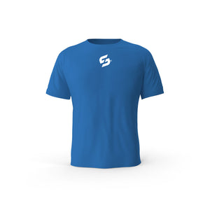 Strong Work Crucial organic cotton short sleeve T-shirt for men - ROYAL BLUE