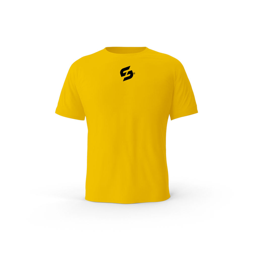 Strong Work Crucial organic cotton short sleeve T-shirt for men - SPECTRA YELLOW