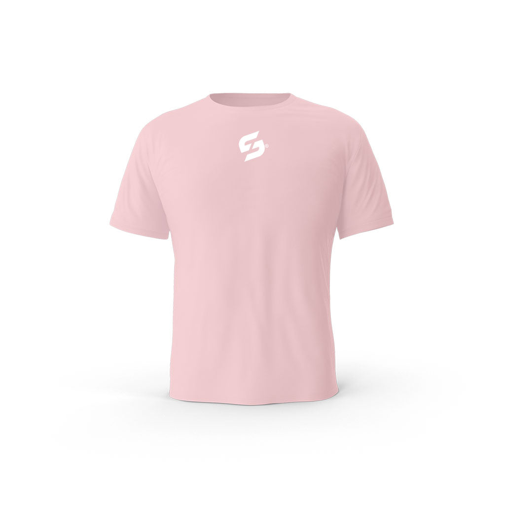 Strong Work Crucial organic cotton short sleeve T-shirt for men - COTTON PINK