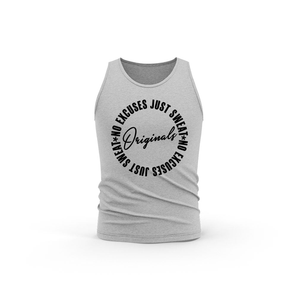 STRONG WORK ORIGINALS EDITION ORGANIC COTTON TANK TOP FOR WOMEN - HEATHER GREY