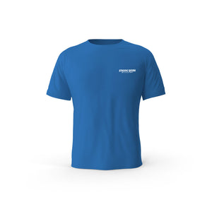 Strong Work Elite organic cotton short sleeve T-shirt for men - ROYAL  BLUE