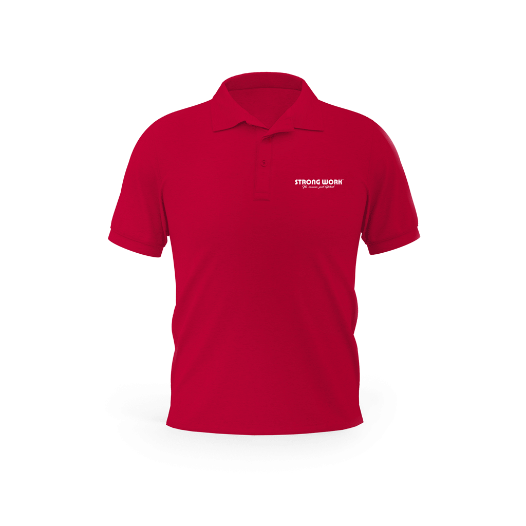 Polo rouge Strong Work Elite pour Femme