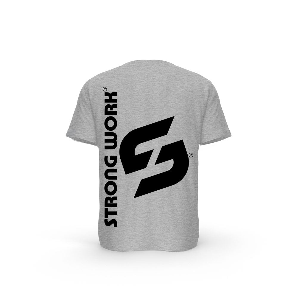 Strong Work Evolution organic cotton short sleeve T-shirt for women - HREATHER GREY
