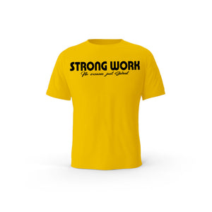 Strong Work Intensity organic cotton short sleeve T-shirt for women - SPECTRA YELLOW