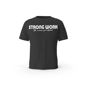 Strong Work Intensity organic cotton short sleeve T-shirt for women - BLACK