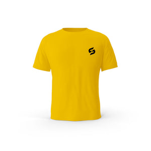 Strong Work New Classic organic cotton short sleeve T-shirt for men - SPECTRA YELLOW