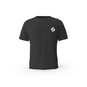 Strong Work New Classic organic cotton short sleeve T-shirt for men - BLACK