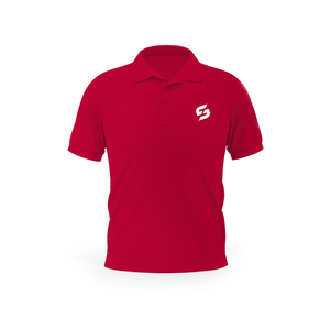 Polo rouge Strong Work New Classic pour Homme