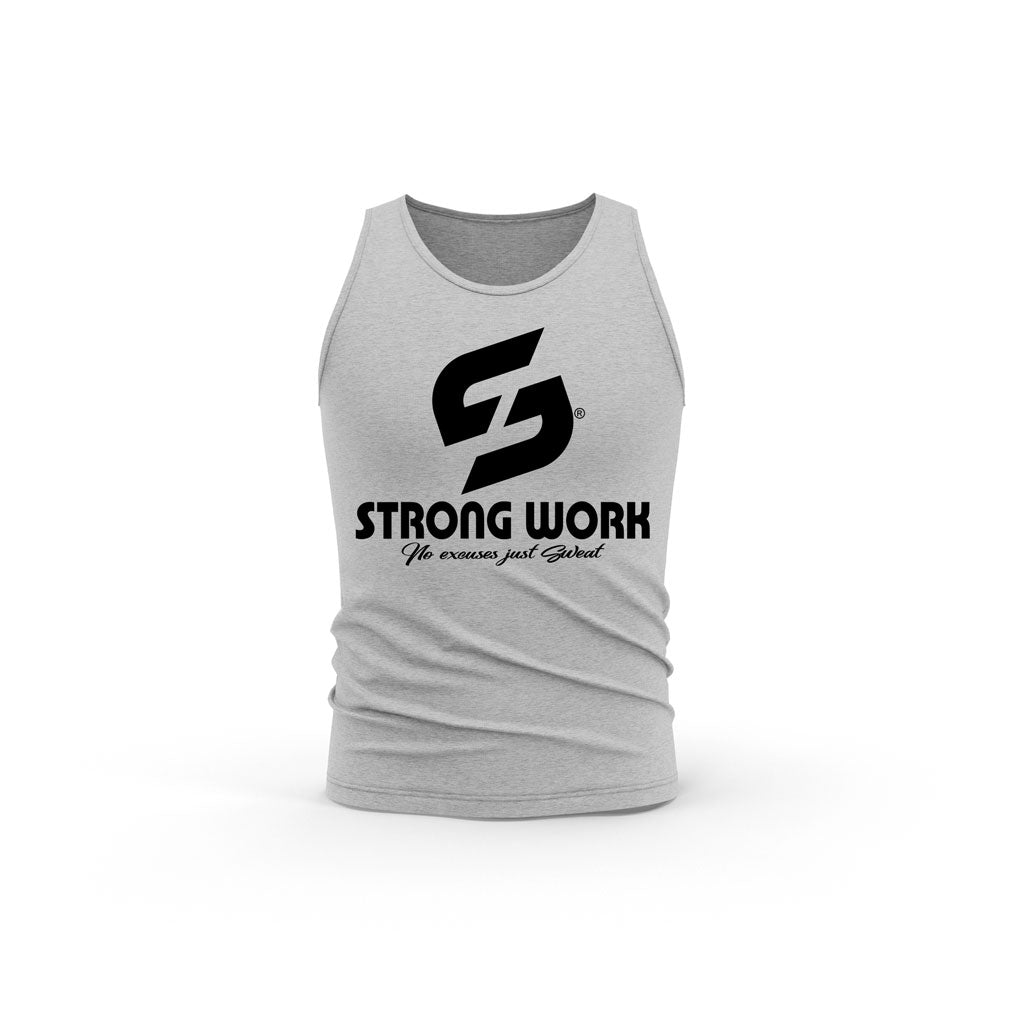 STRONG WORK ORIGINALS ORGANIC COTTON TANK TOP FOR MEN