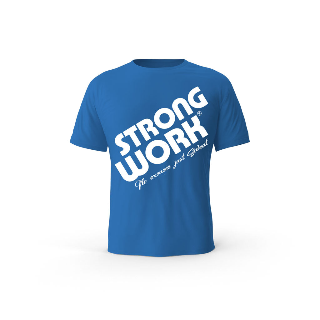 Strong Work Prodigy organic cotton short sleeve T-shirt for women - ROYAL BLUE