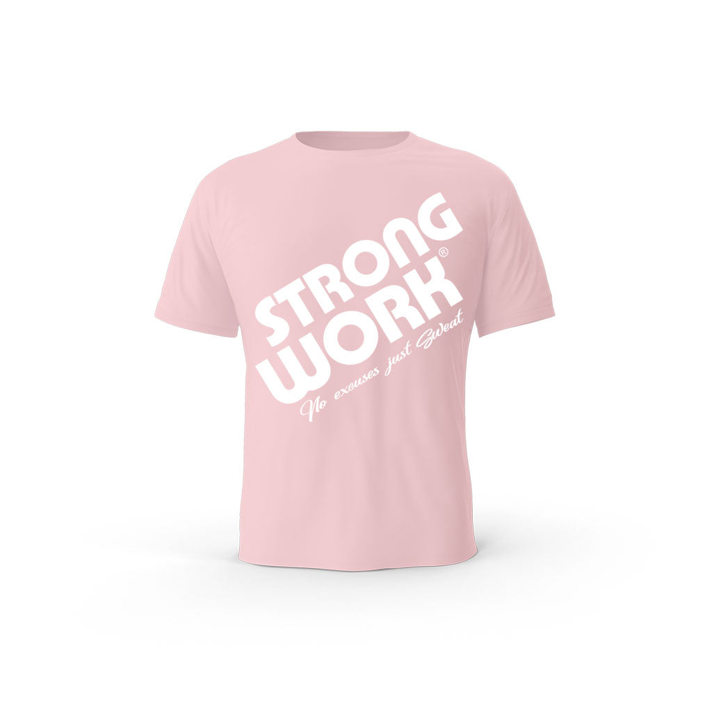 Strong Work Prodigy organic cotton short sleeve T-shirt for men - COTTON PINK