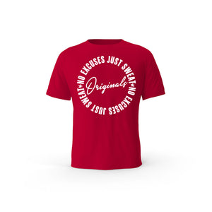 Strong Work Originals Edition organic cotton short sleeve T-shirt for women - RED