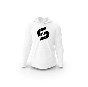 Strong Classic organic cotton hooded sweatshirt for men - WHITE