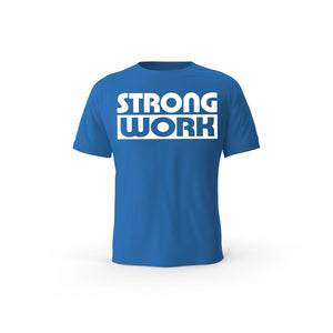 Strong Impact organic cotton short sleeve T-shirt for men - ROYAL BLUE