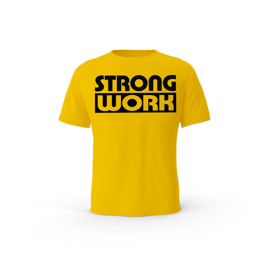 Strong Impact organic cotton short sleeve T-shirt for men - SPECTRA YELLOW
